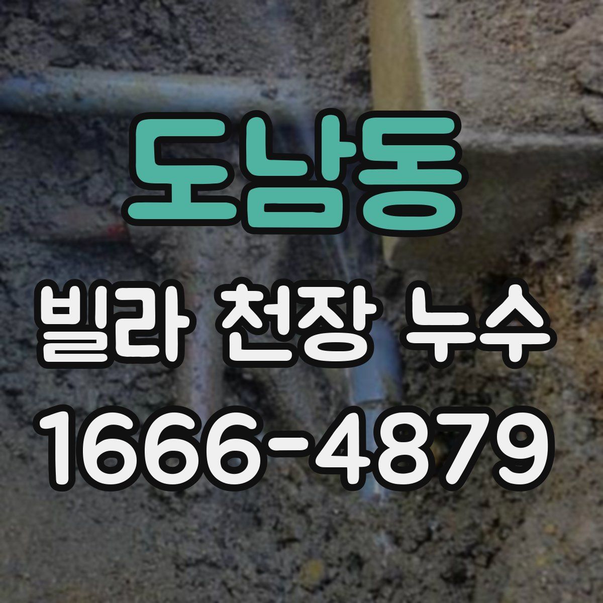 도남동 빌라 천장 누수