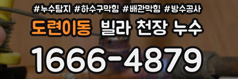 도련이동 빌라 천장 누수