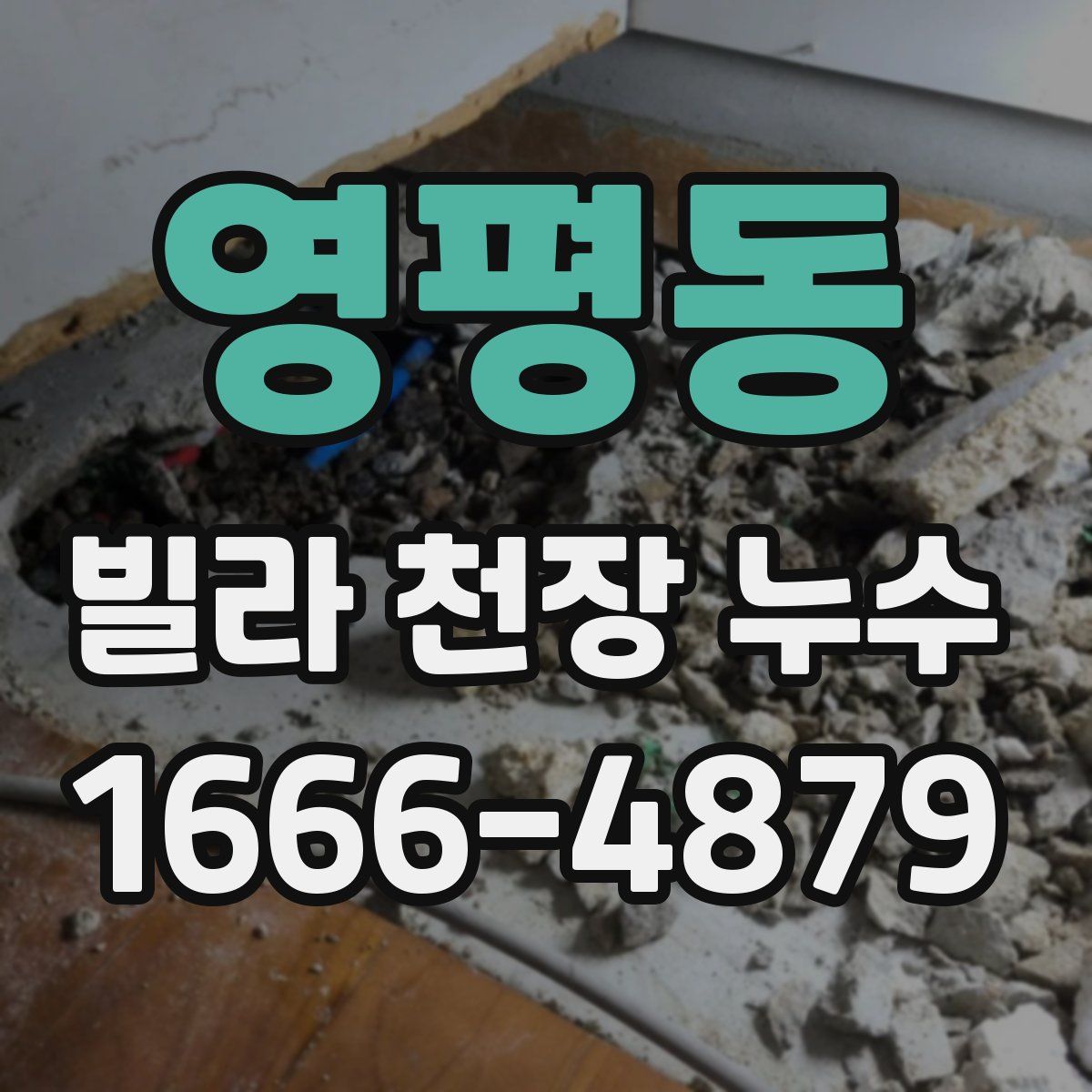 영평동 빌라 천장 누수