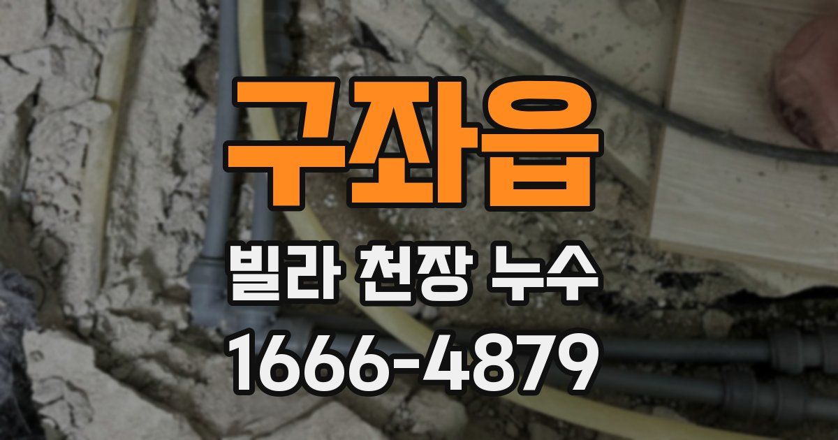 구좌읍 빌라 천장 누수