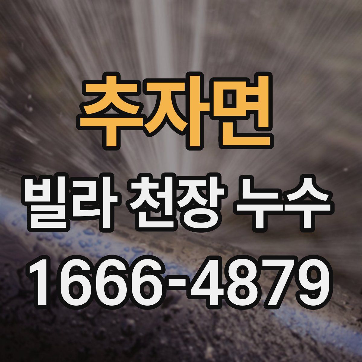 추자면 빌라 천장 누수
