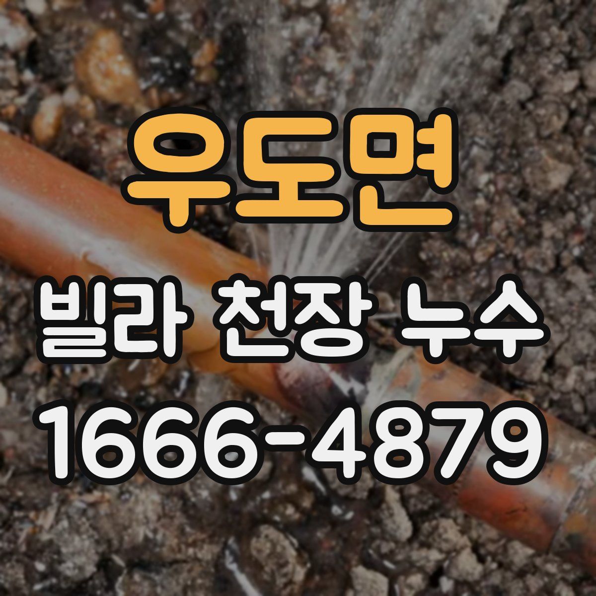 우도면 빌라 천장 누수