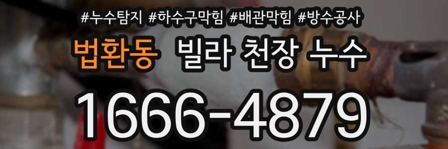 법환동 빌라 천장 누수