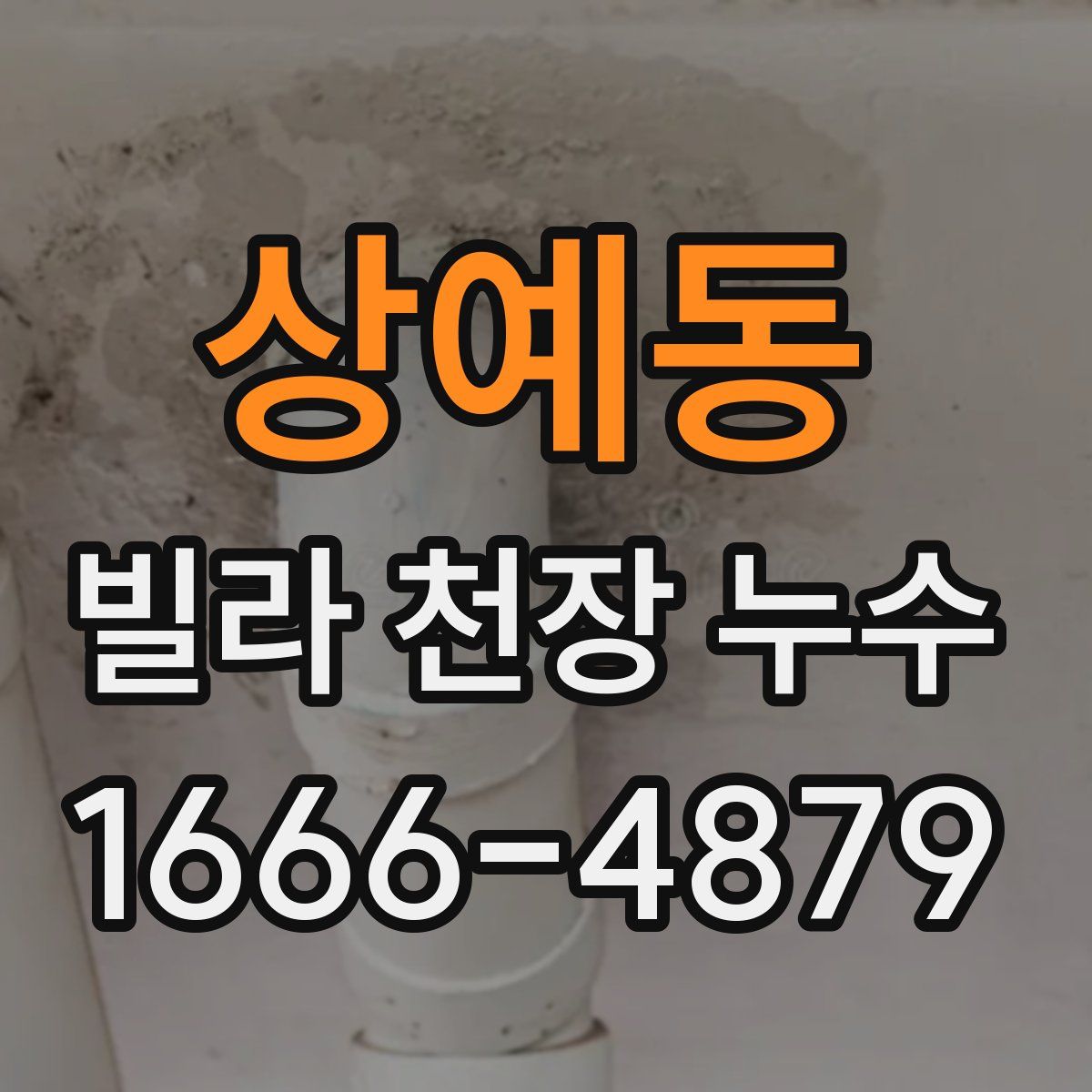 상예동 빌라 천장 누수