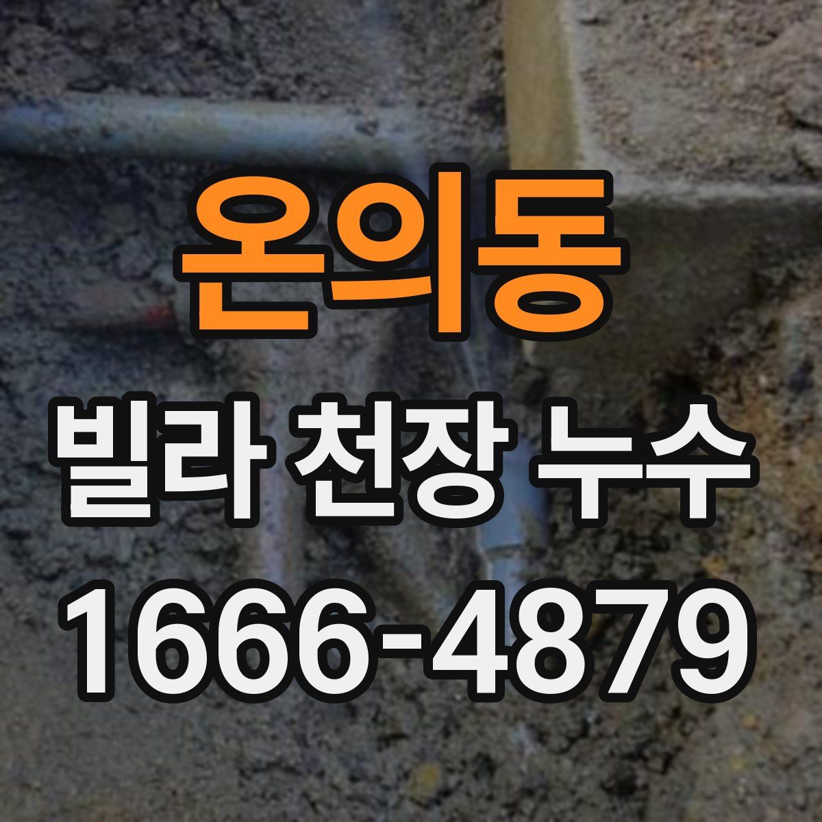 온의동 빌라 천장 누수