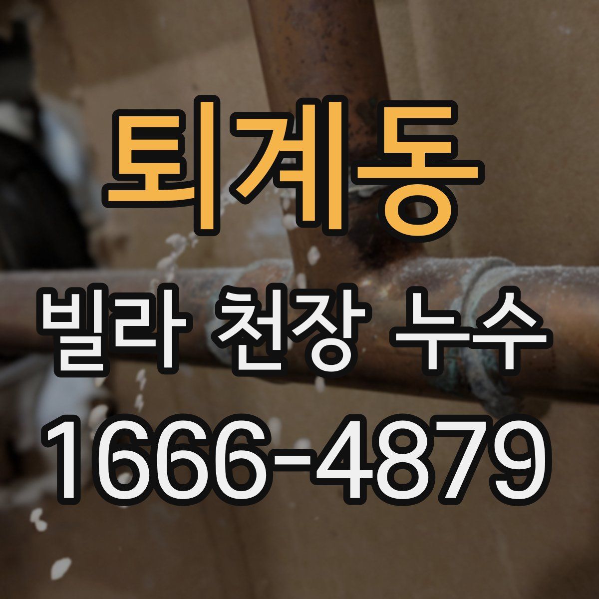 퇴계동 빌라 천장 누수