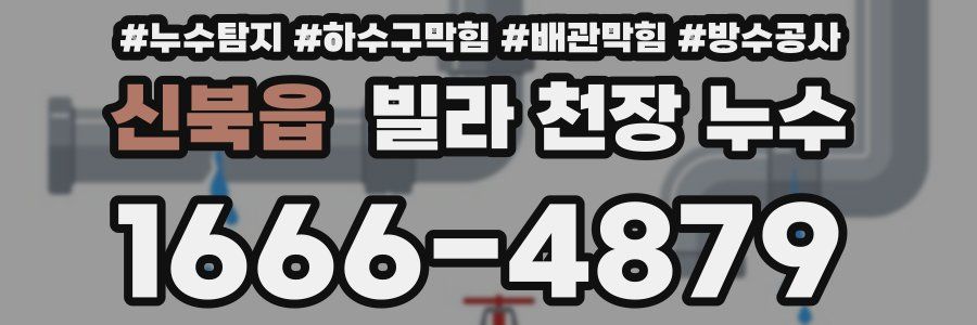신북읍 빌라 천장 누수