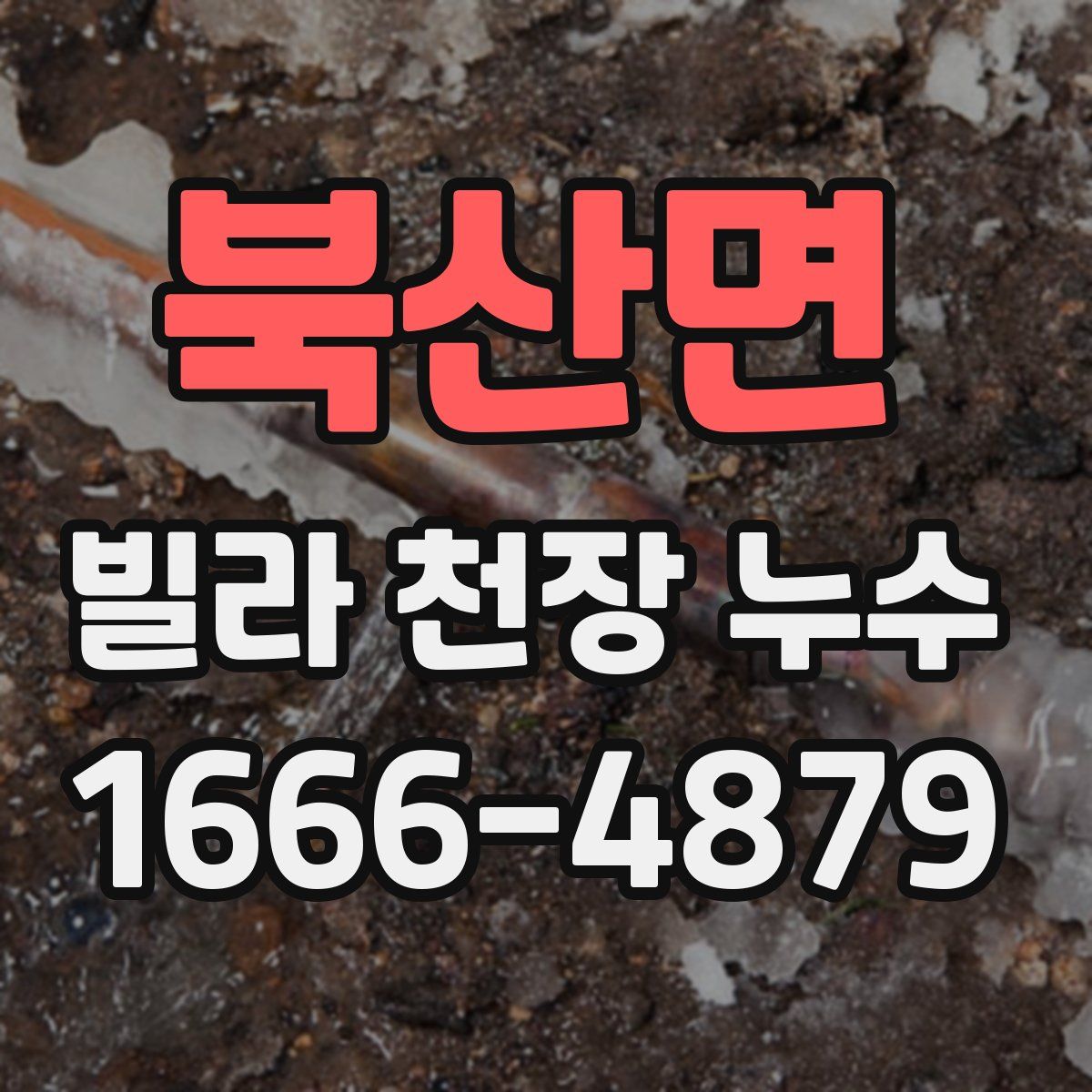 북산면 빌라 천장 누수