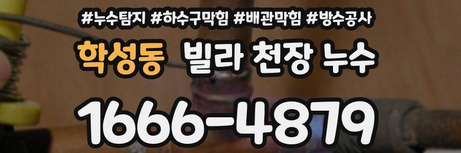 학성동 빌라 천장 누수