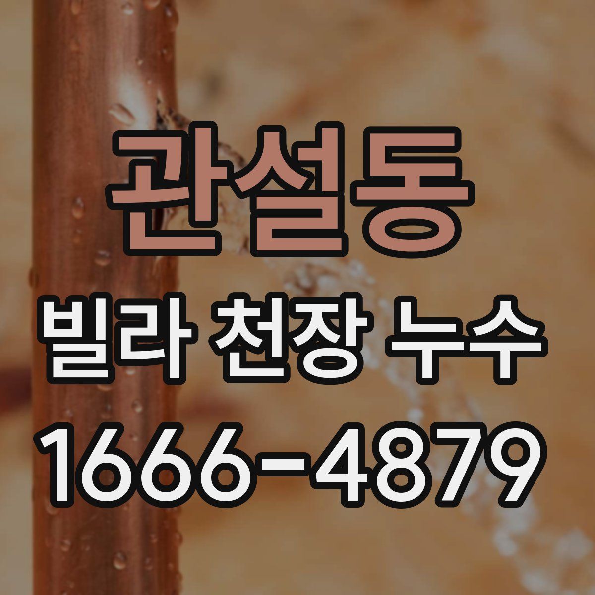 관설동 빌라 천장 누수