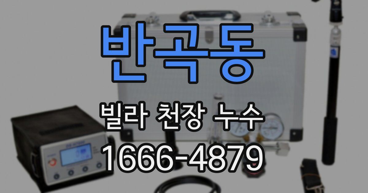 반곡동 빌라 천장 누수