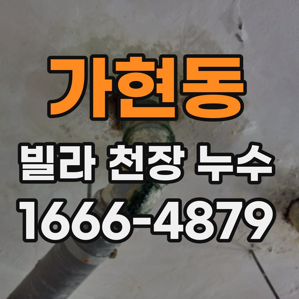 가현동 빌라 천장 누수