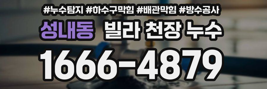 성내동 빌라 천장 누수