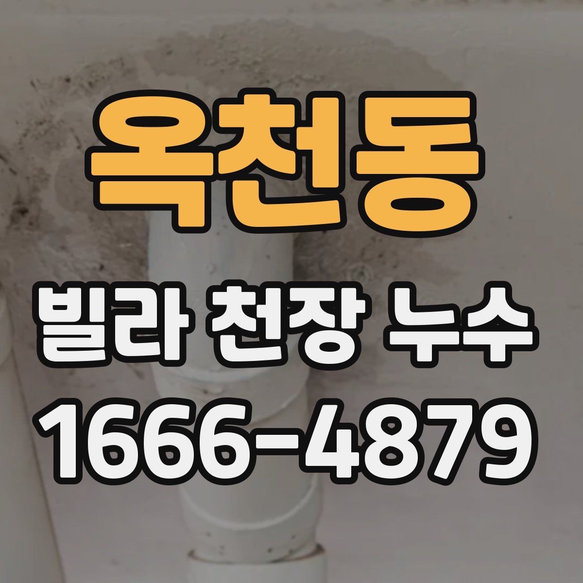 옥천동 빌라 천장 누수