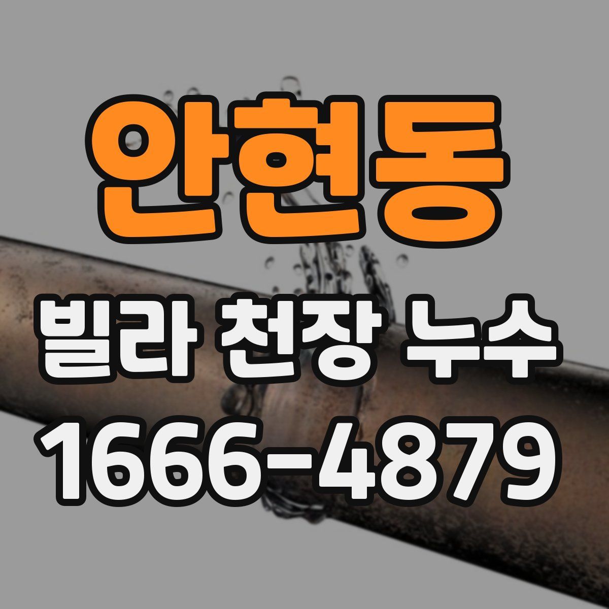 안현동 빌라 천장 누수