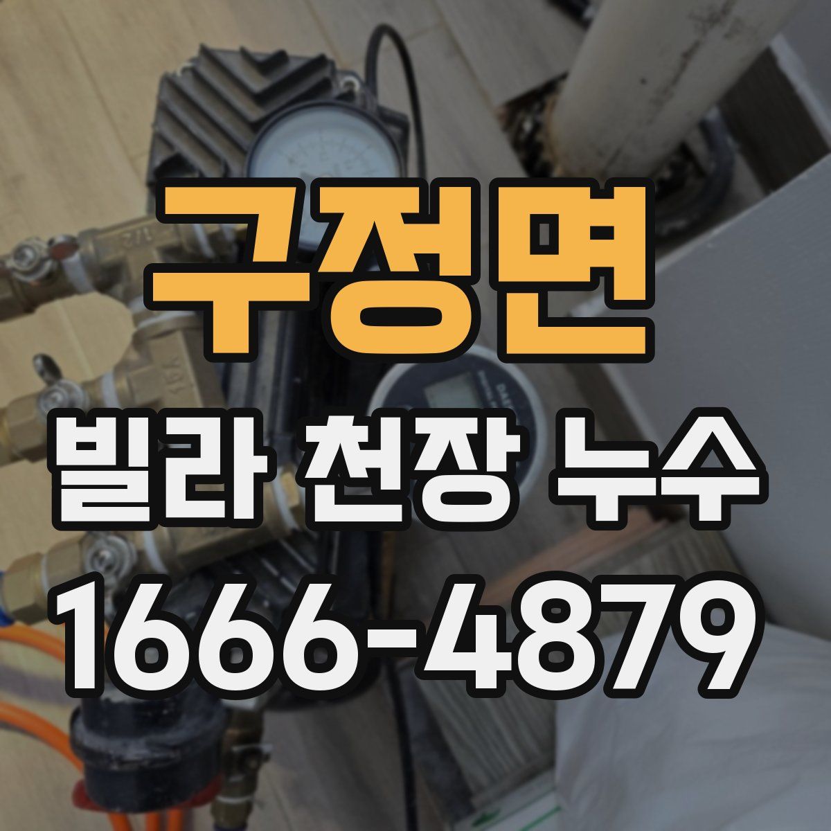 구정면 빌라 천장 누수