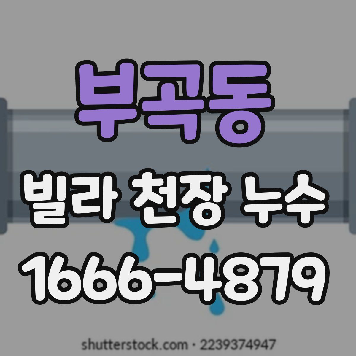 부곡동 빌라 천장 누수