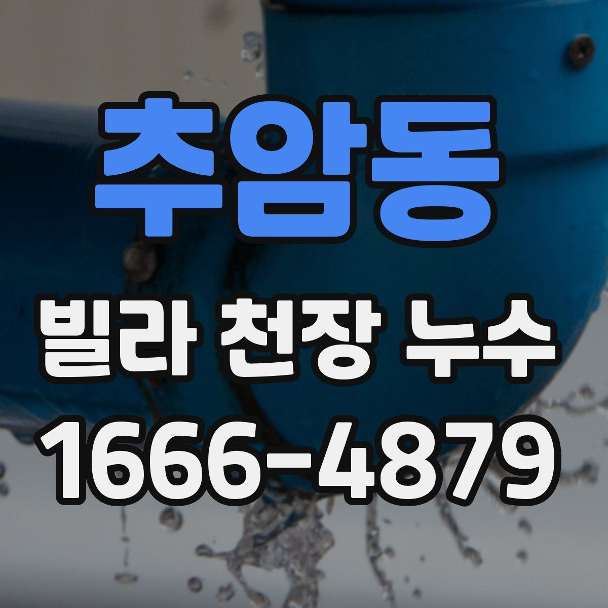 추암동 빌라 천장 누수