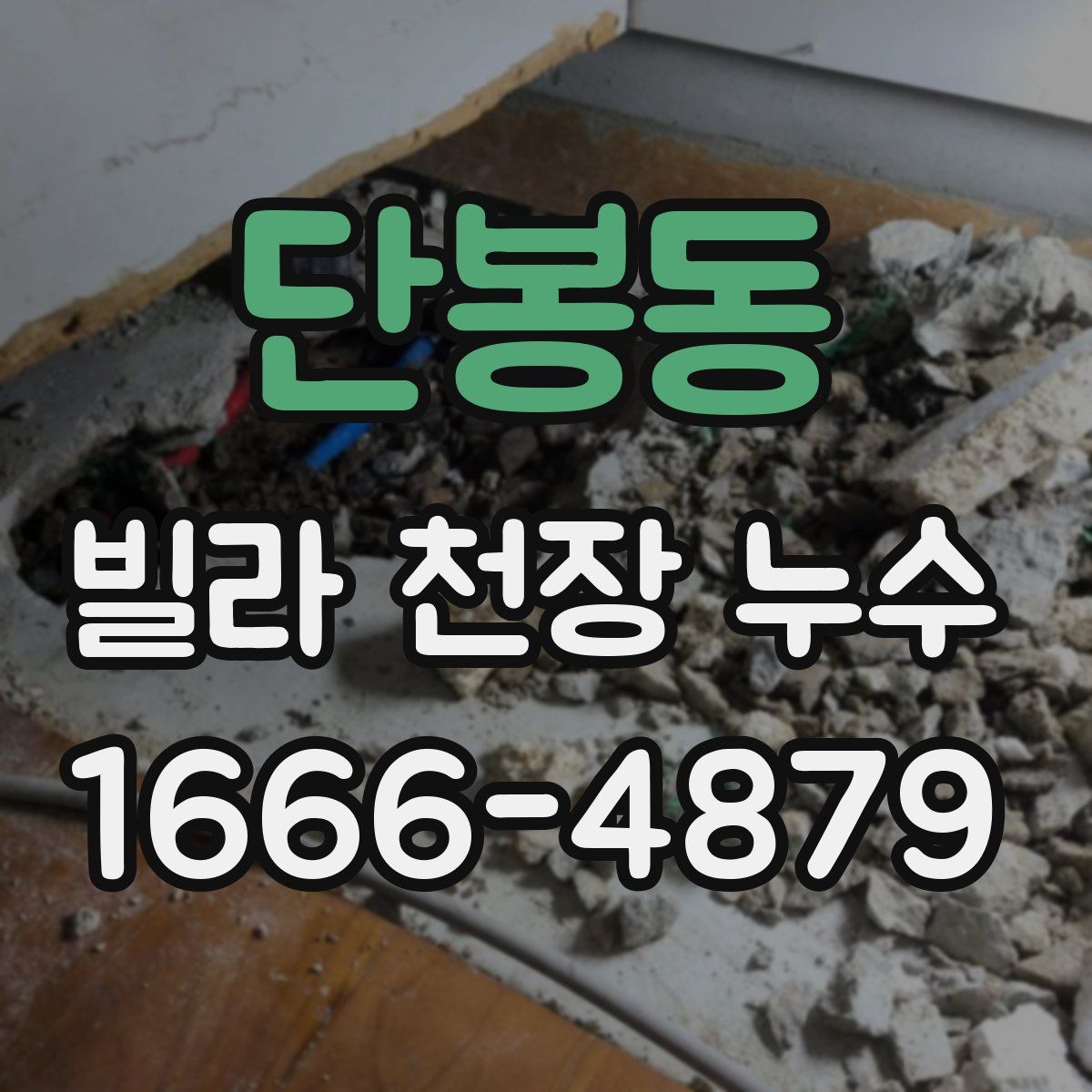 단봉동 빌라 천장 누수