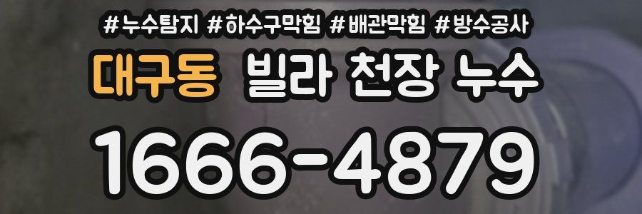 대구동 빌라 천장 누수