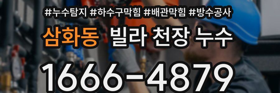 삼화동 빌라 천장 누수