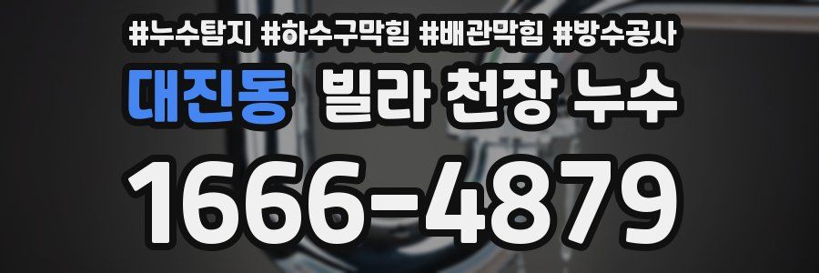 대진동 빌라 천장 누수