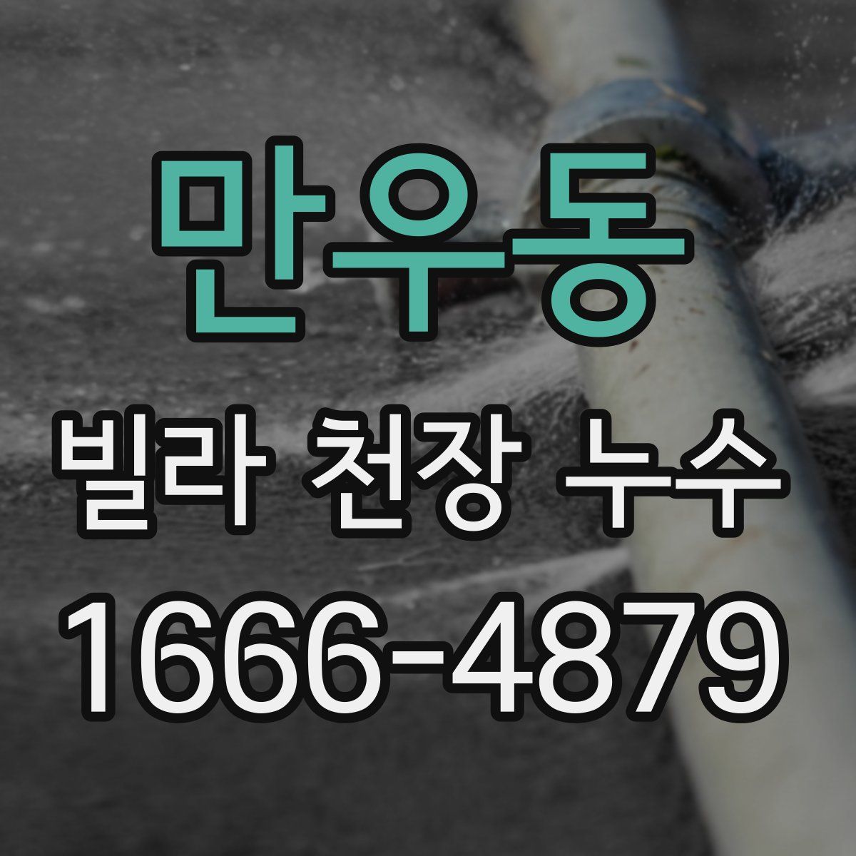 만우동 빌라 천장 누수