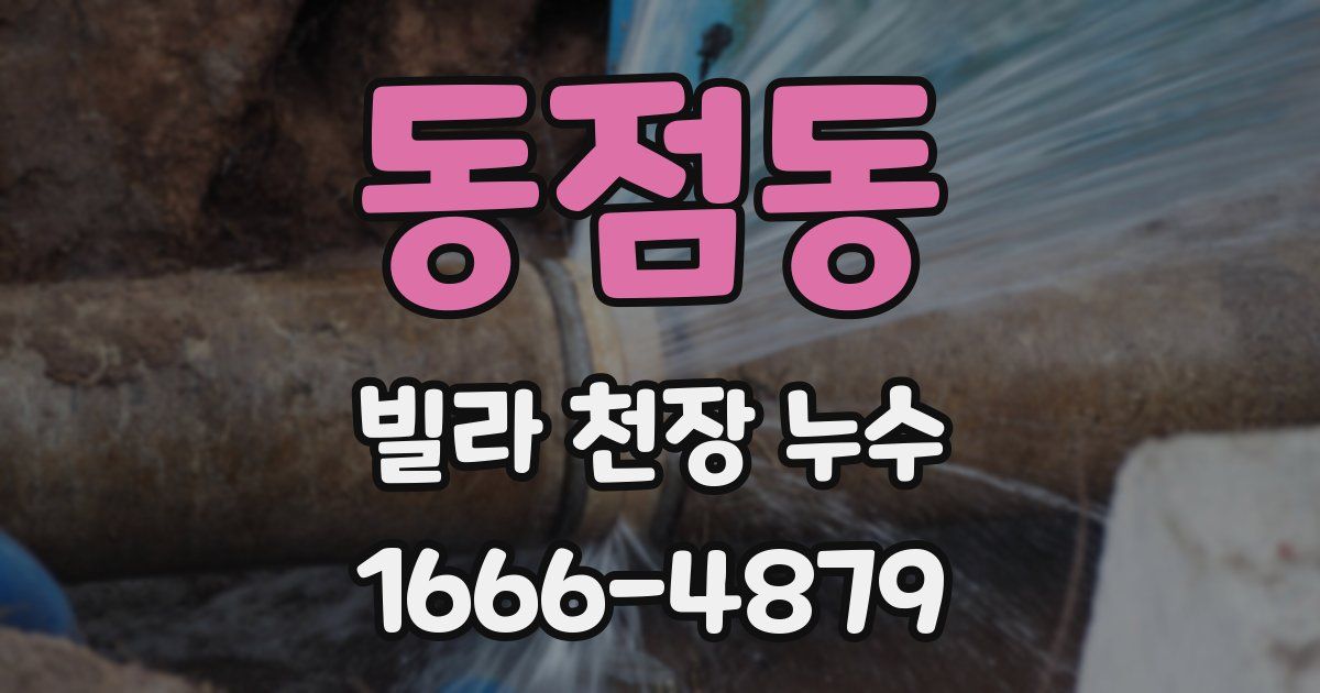 동점동 빌라 천장 누수