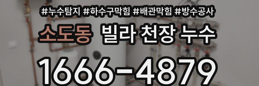 소도동 빌라 천장 누수
