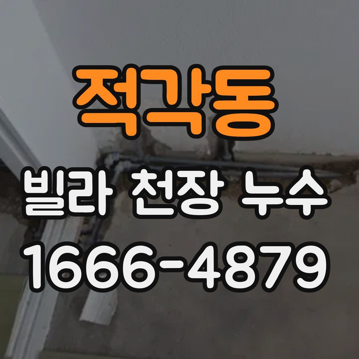 적각동 빌라 천장 누수