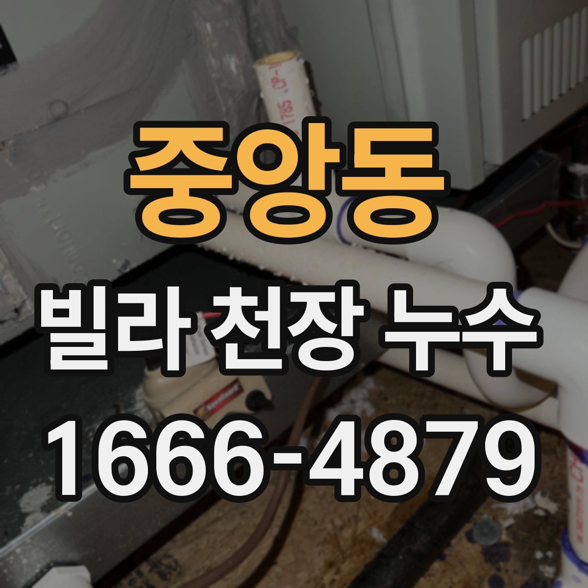 중앙동 빌라 천장 누수