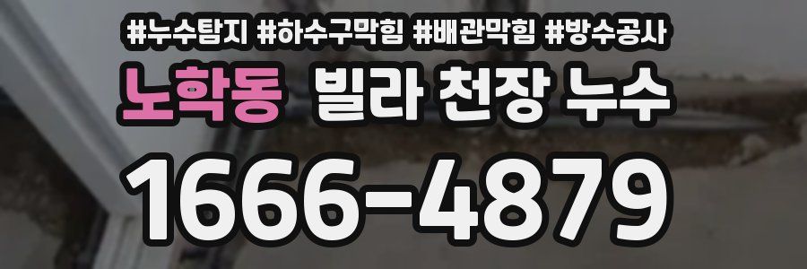 노학동 빌라 천장 누수