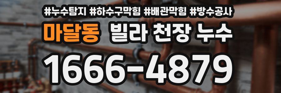 마달동 빌라 천장 누수
