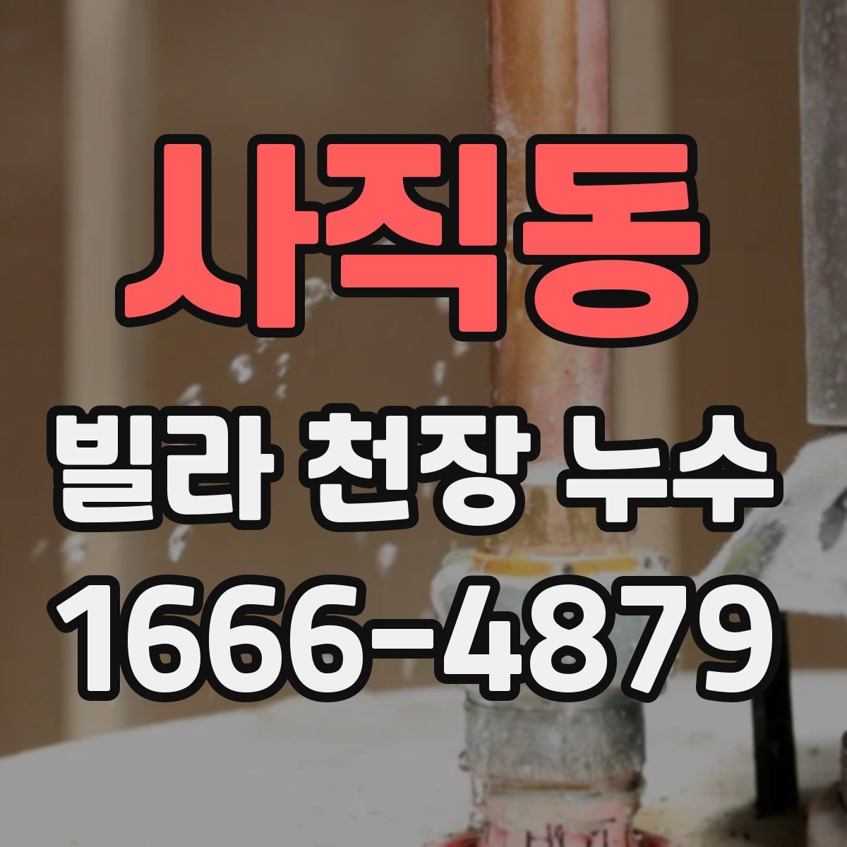 사직동 빌라 천장 누수