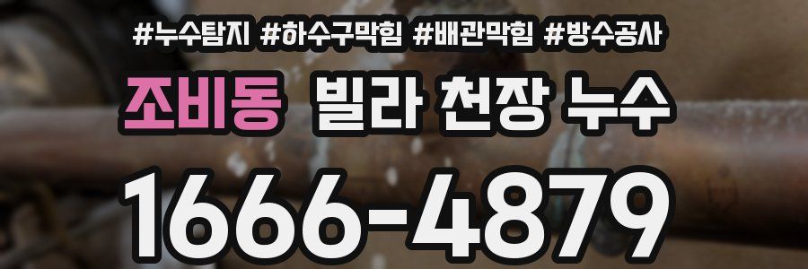 조비동 빌라 천장 누수