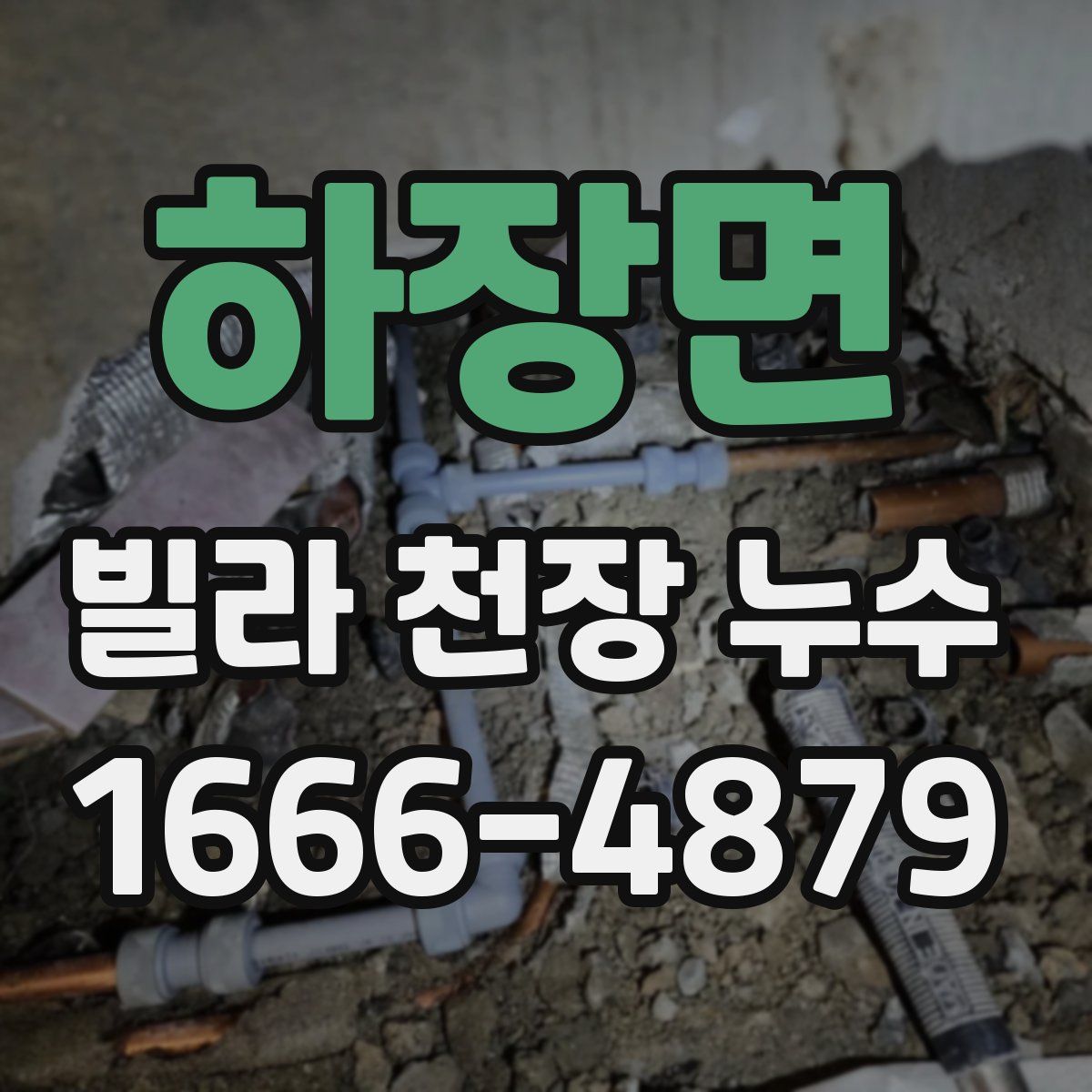 하장면 빌라 천장 누수
