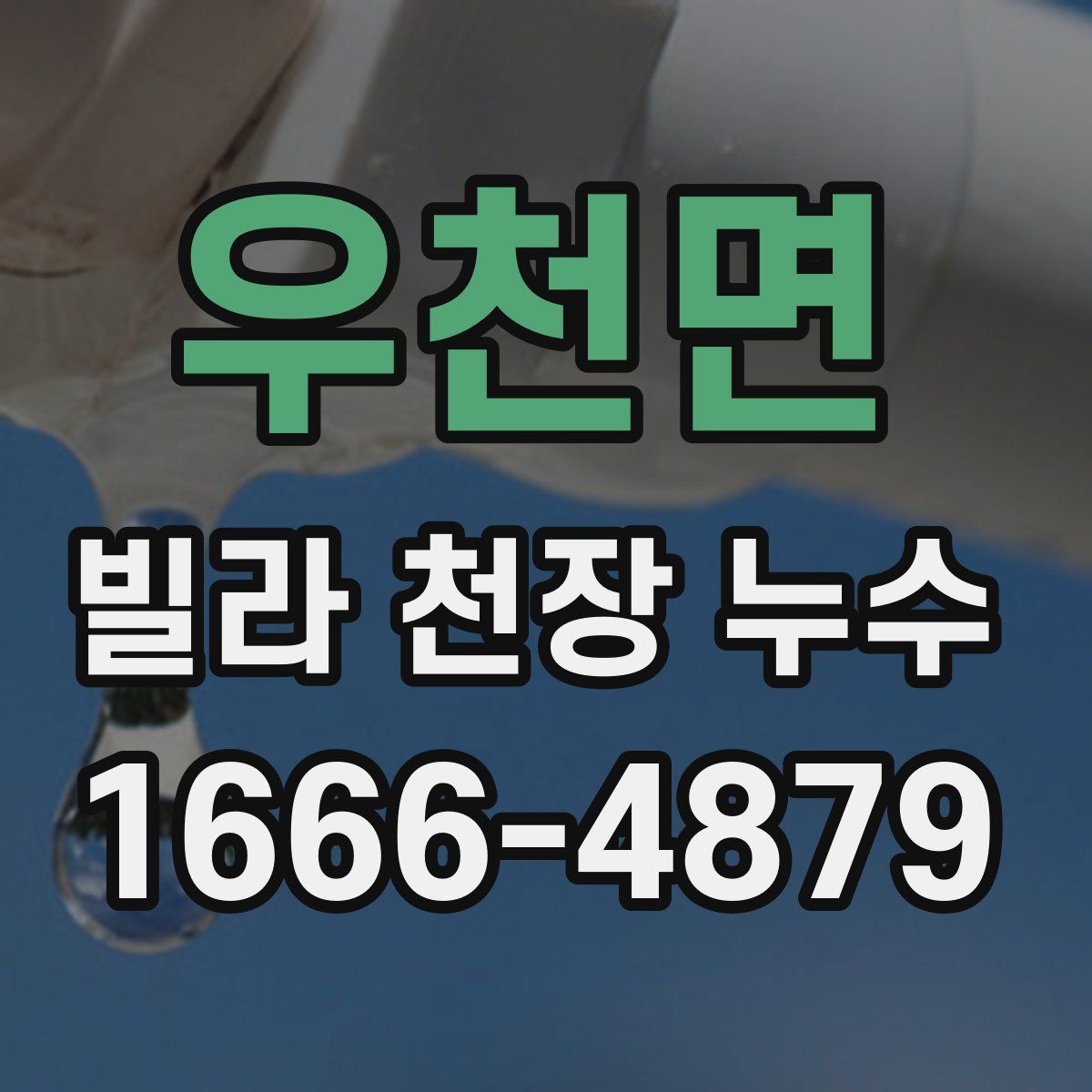 우천면 빌라 천장 누수