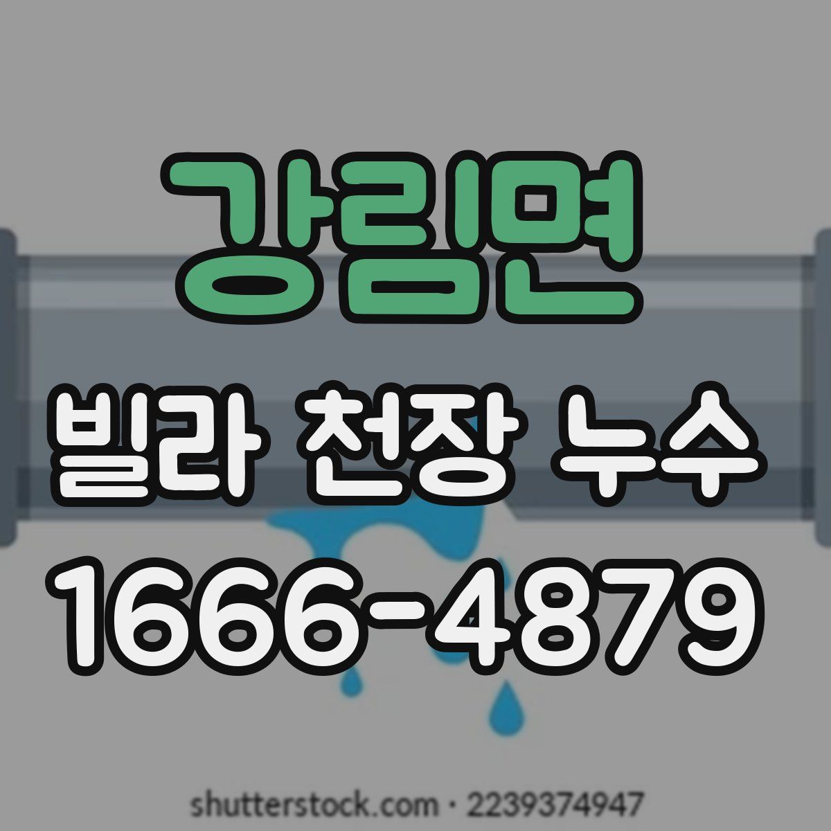강림면 빌라 천장 누수