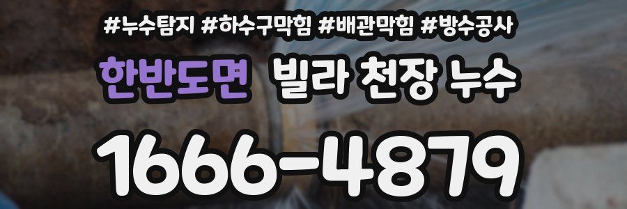 한반도면 빌라 천장 누수