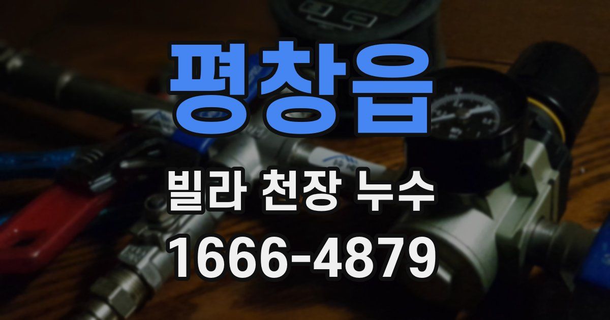 평창읍 빌라 천장 누수