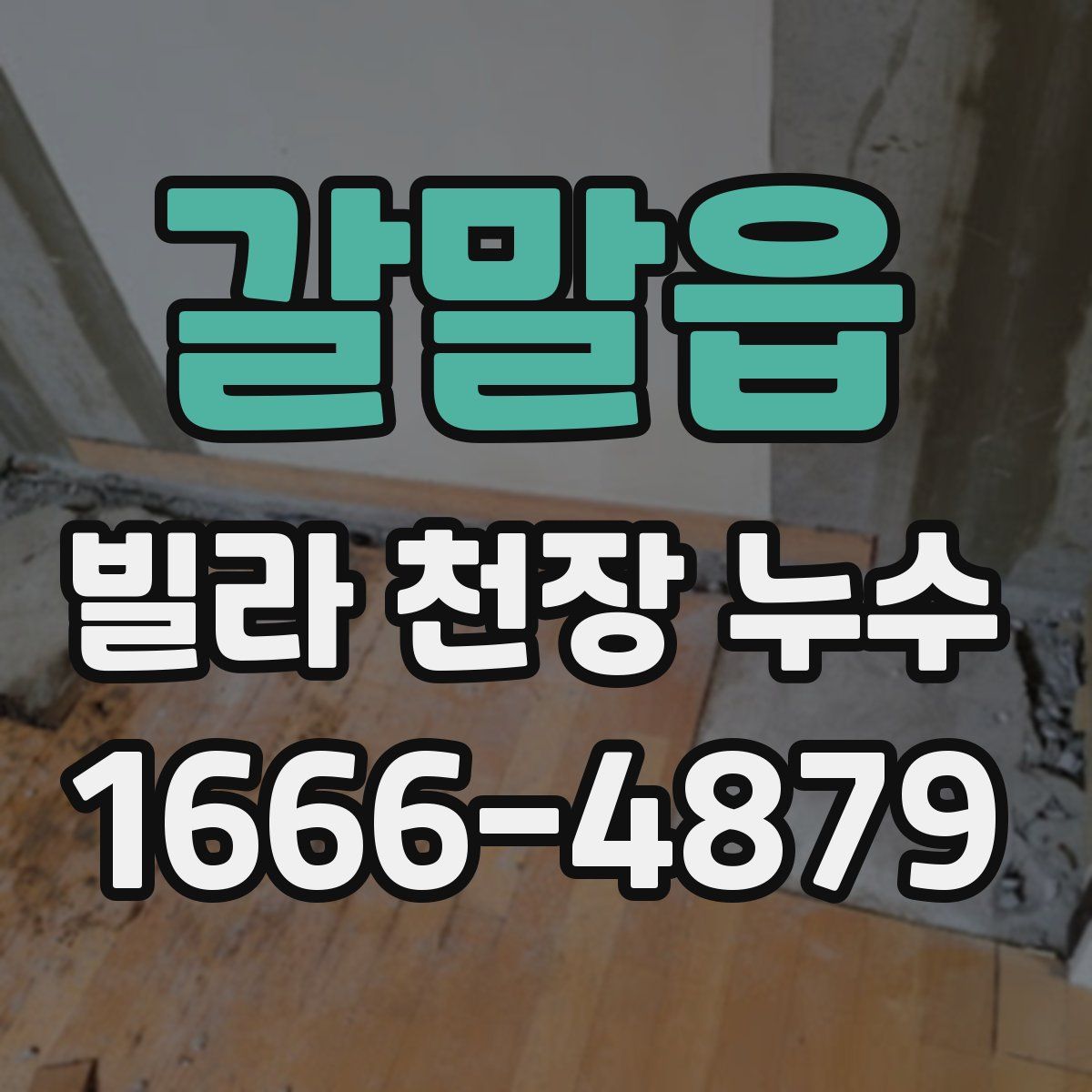 갈말읍 빌라 천장 누수