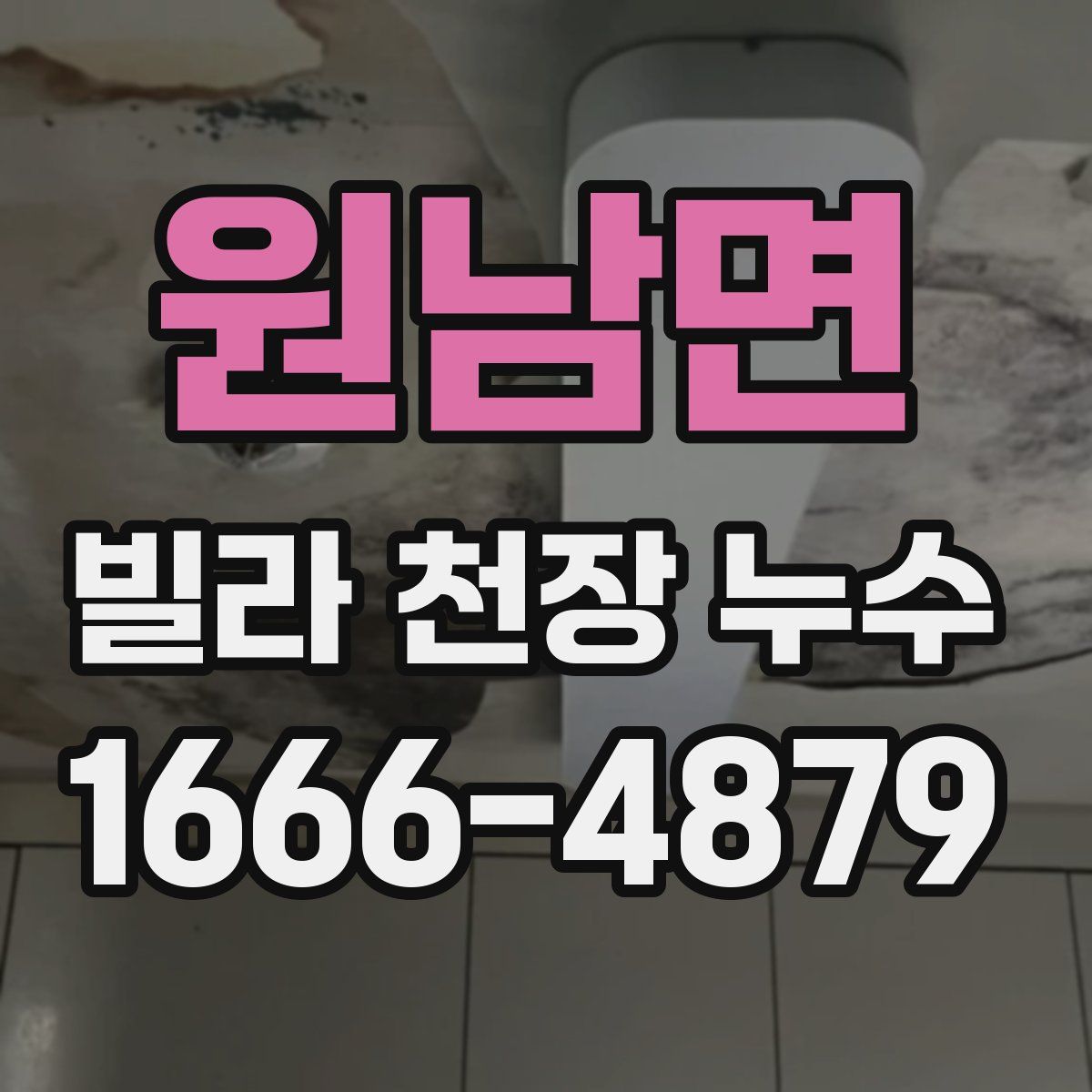 원남면 빌라 천장 누수