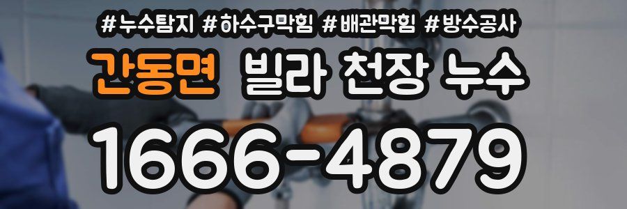 간동면 빌라 천장 누수