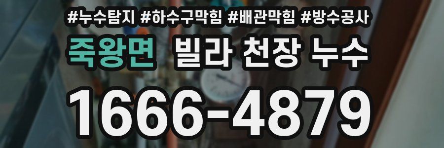 죽왕면 빌라 천장 누수