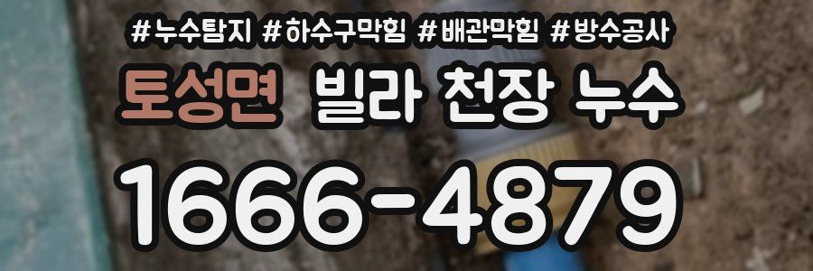 토성면 빌라 천장 누수