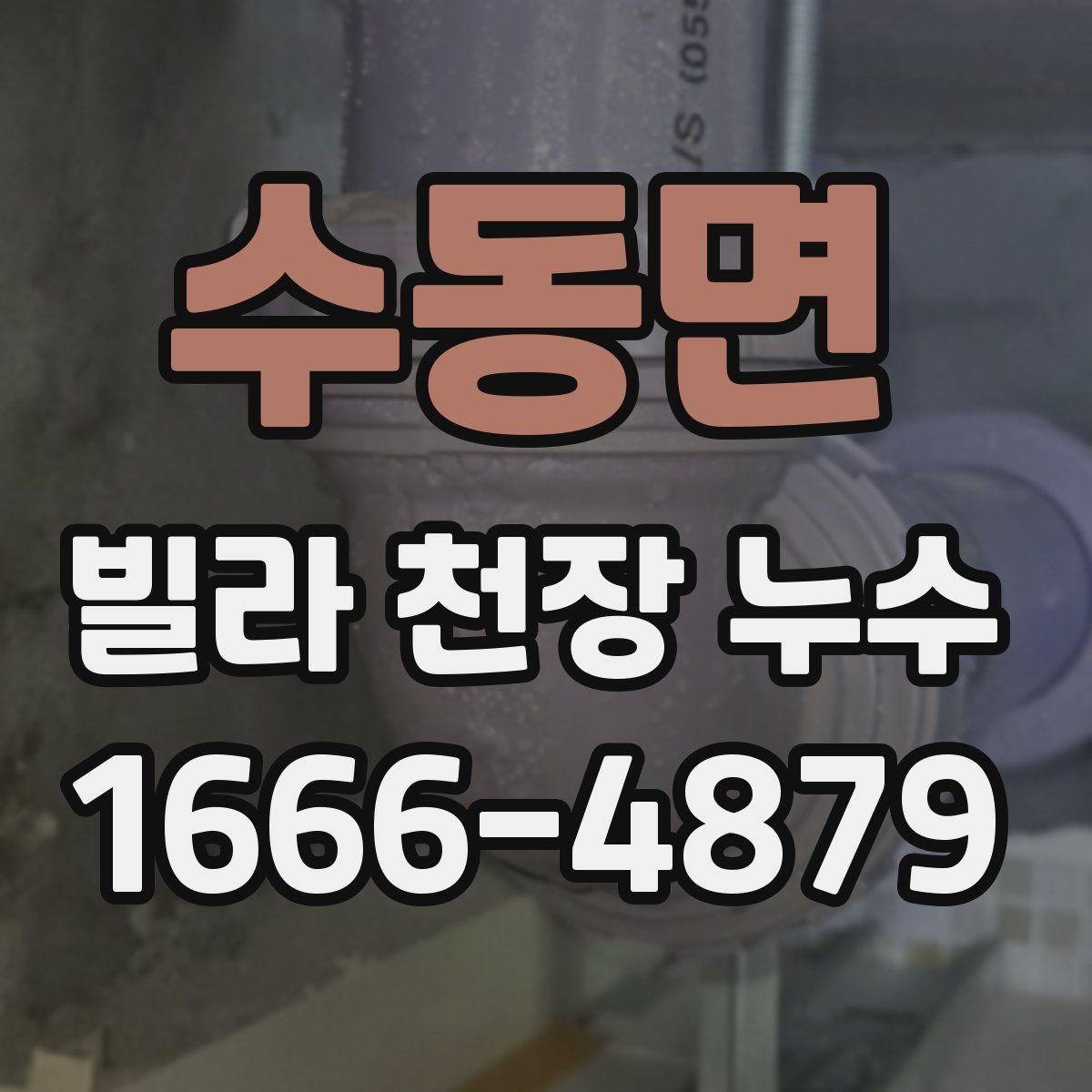 수동면 빌라 천장 누수