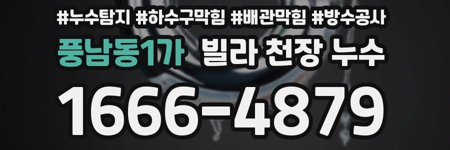 풍남동1가 빌라 천장 누수