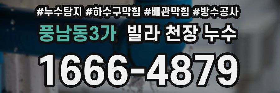 풍남동3가 빌라 천장 누수