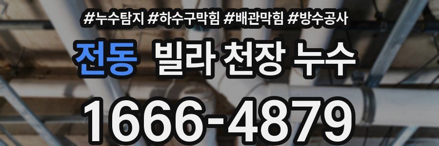 전동 빌라 천장 누수