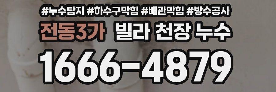 전동3가 빌라 천장 누수